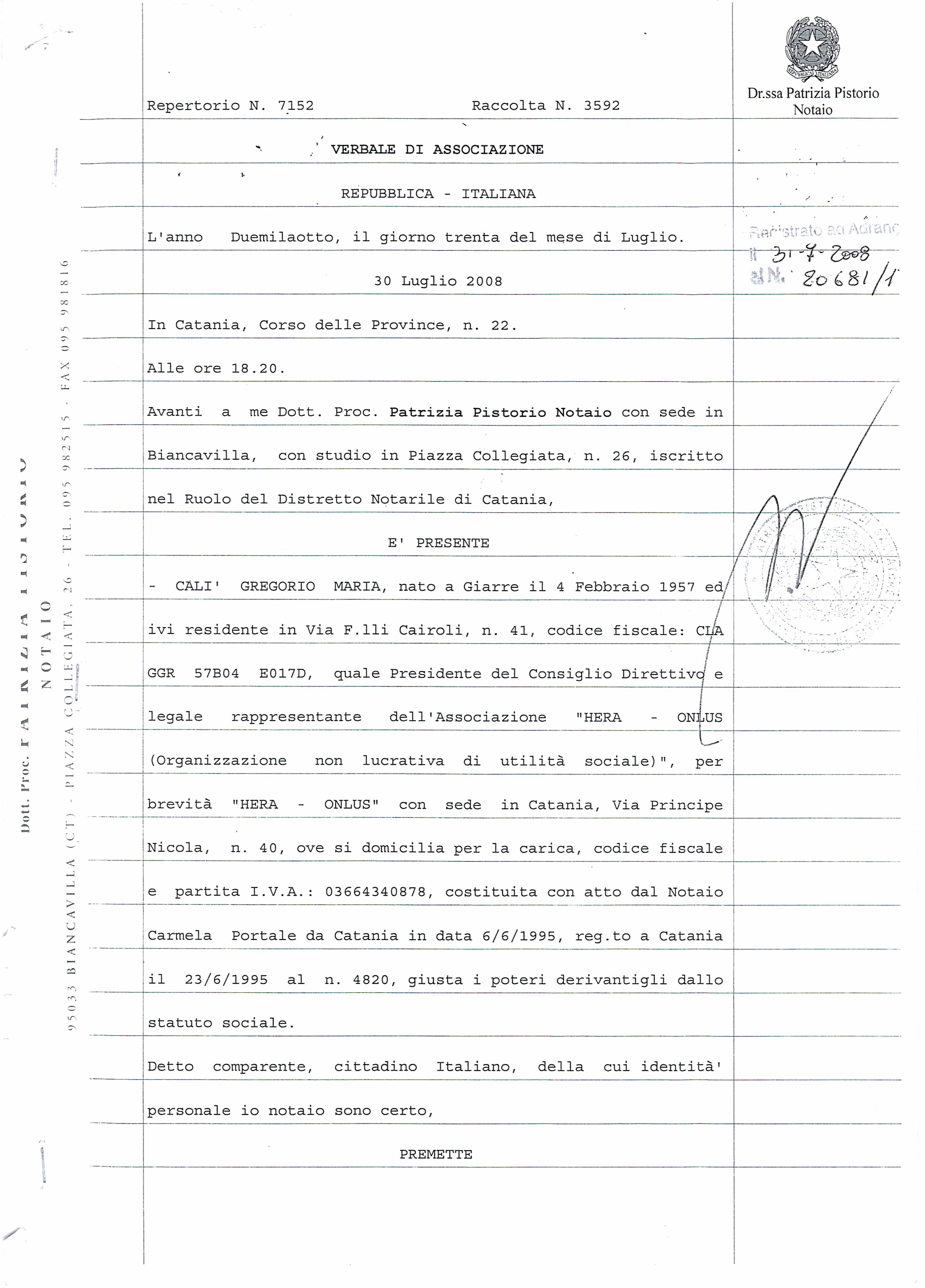 lo statuto