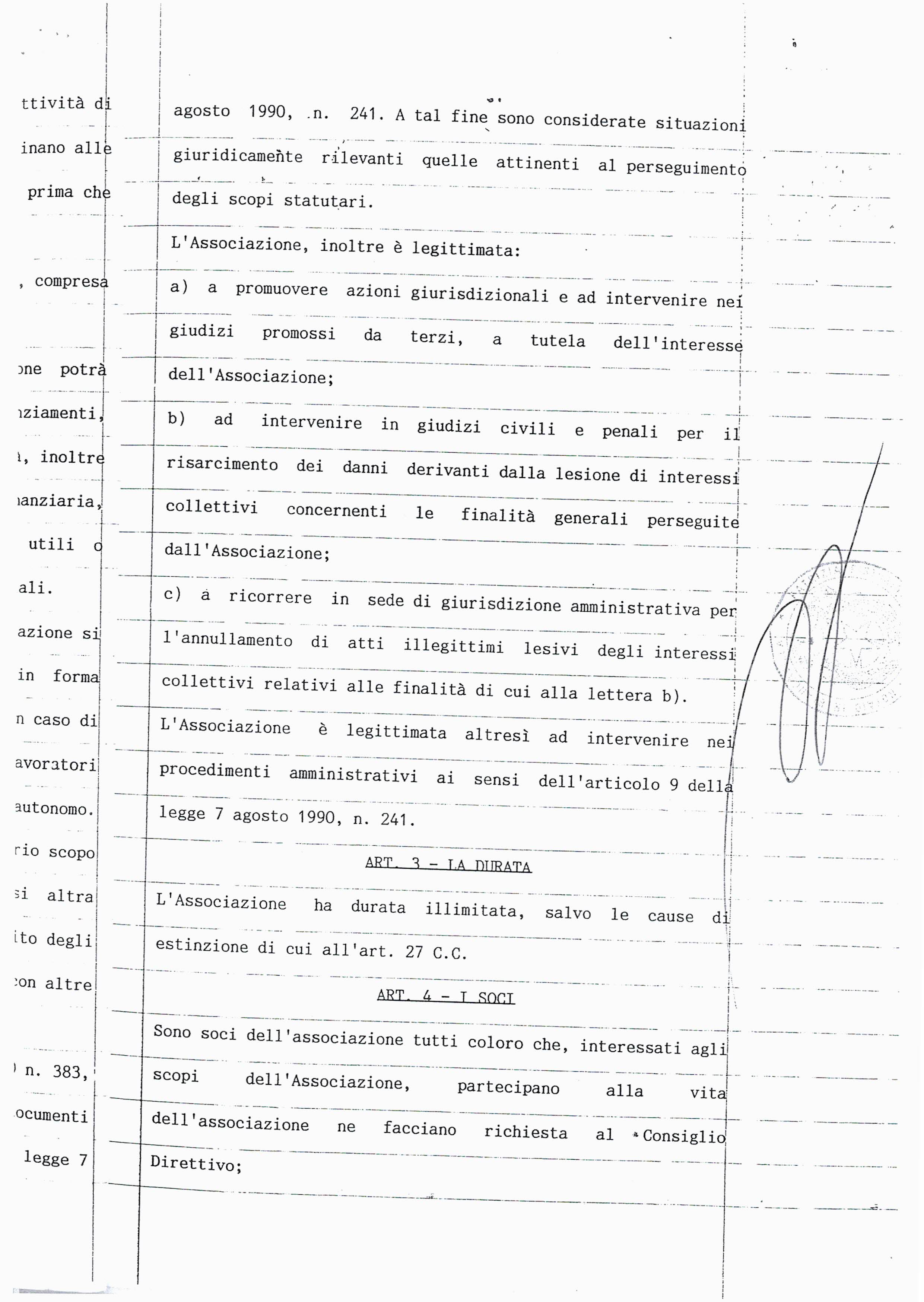 lo statuto