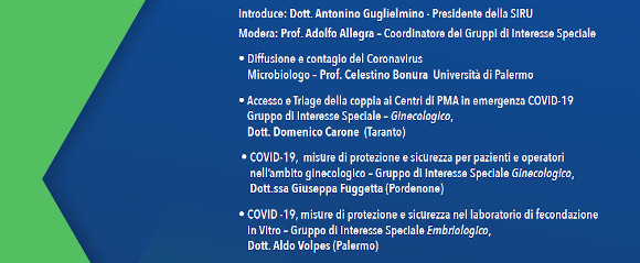 S.I.R.U. PROGRAMMA WEBINAR 28 Aprile 2020 10.00 - 12.30